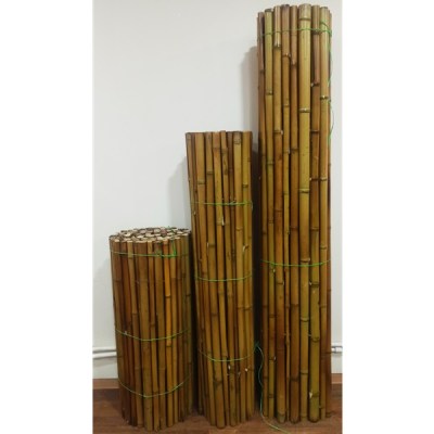 Забор из бамбука рулонный 2х2м. (золото)